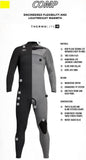Mens Comp 4/3mm  Front Zip  Fullsuit