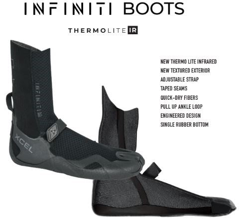 Infiniti Split Toe Boot 5mm – XCEL Wetsuits Canada