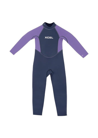 Toddler 3mm Flatlock Back Zip Fullsuit