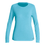 Womens Heathered Ventx Solid L/S Relaxed fit Top