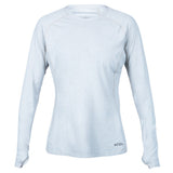 Womens Heathered Ventx Solid L/S Relaxed fit Top