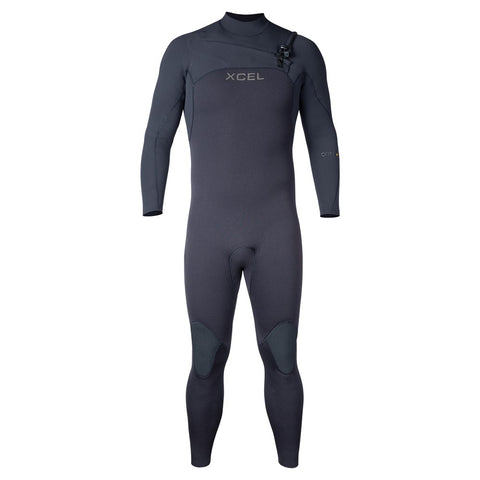 Mens Comp+ Front Zip 3/2mm