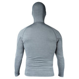 Mens Premium Stretch Performance Fit Hooded L/s