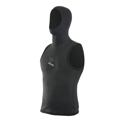 Mens Polypro Vest with 2mm Hood