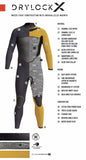 Mens Drylock X 5/4mm Hooded Fullsuit