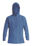 Mens Heathered Ventx Hooded Pullover L/S